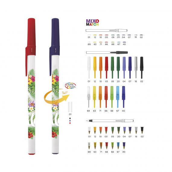 Stylo publicitaire personnalisé express BIC Round Stic