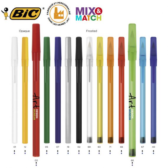 Stylo publicitaire personnalisé express BIC Round Stic