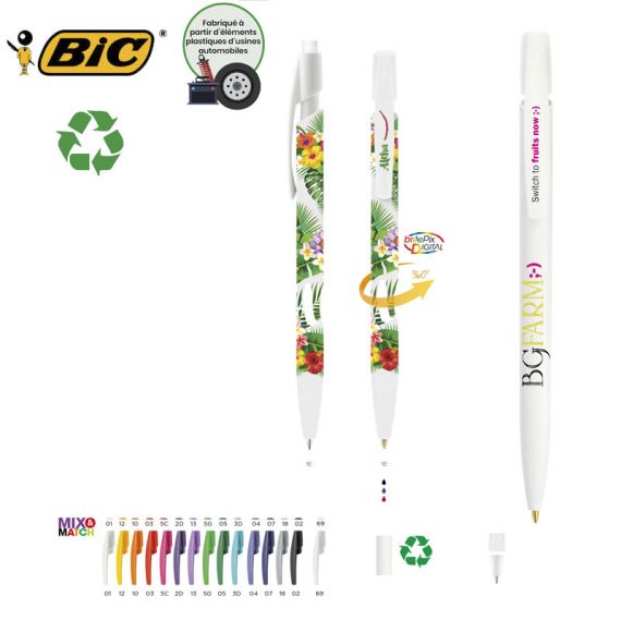 Stylo publicitaire personnalisé Recyclé Media Clic de BIC