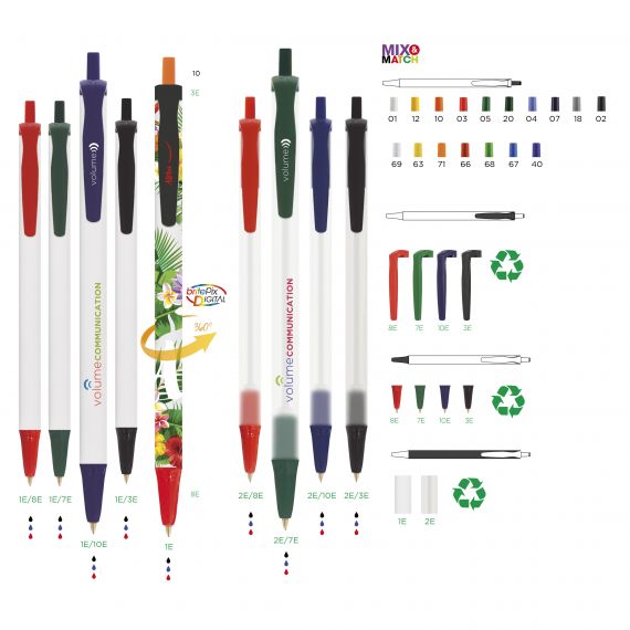 Stylo publicitaire personnalisé Recyclé Clic Stic de BIC