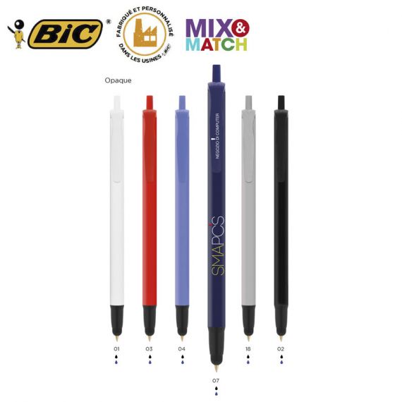 Stylo bille publicitaire BIC Clic Stic Stylus