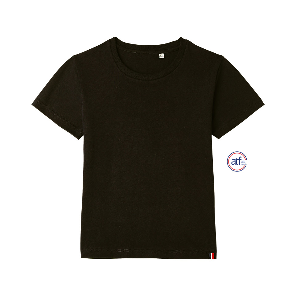 Tee-shirt publicitaire enfant col rond 100% coton peigné Made in France