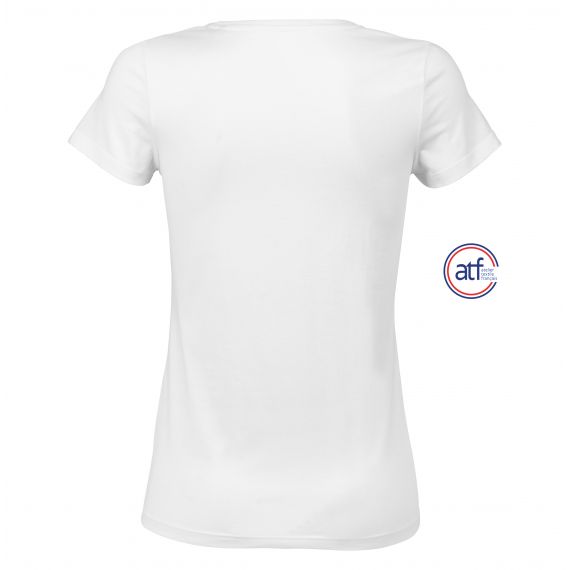 Tee-shirt publicitaire Femme col rond 100% coton peigné Made in France