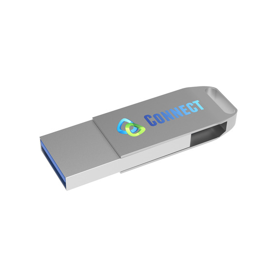 Clé USB publicitaire 3.0 Stick Dual Twister Made in Europe