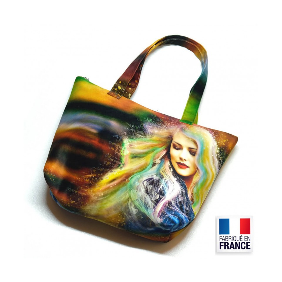 Sac week-end en velours personnalisable fabriqué en France