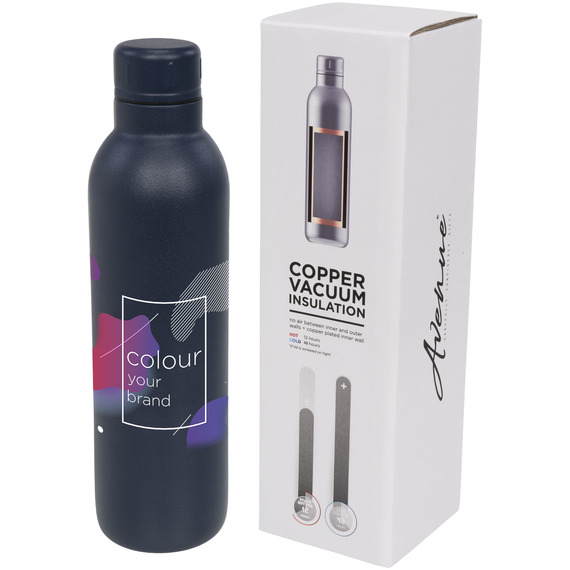 Bouteille publicitaire de sport de 510 ml isolation cuivre Thor