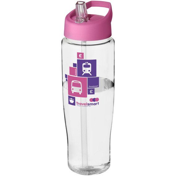 Bouteille publicitaire de sport H2O Tempo® 700 ml à  clapetbec verseur Made in Europe