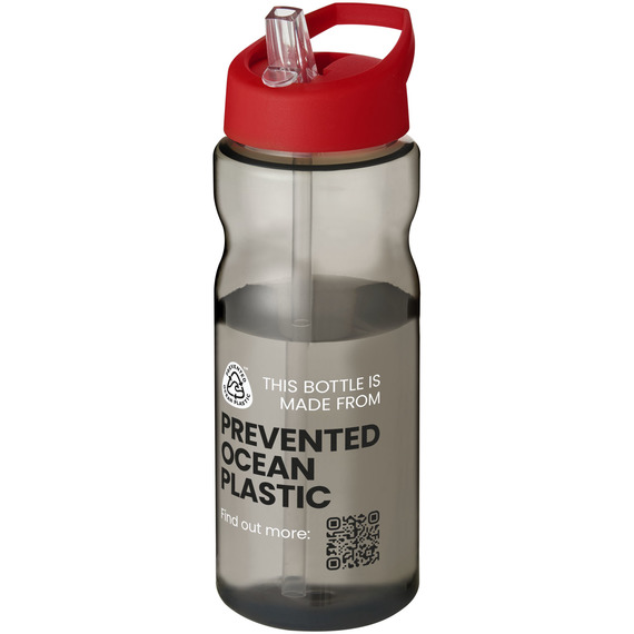 Bouteille de sport H2O Eco 650 ml avec couvercle à  bec verseur publicitaire