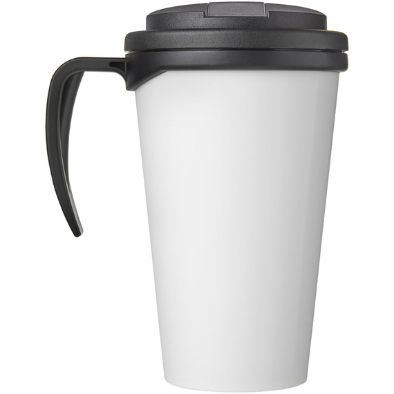 Mug isolant Brite-Americano® grande 350 ml avec couvercle anti fuite publicitaire