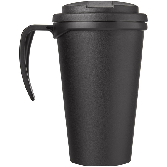 Mug isolant Americano® grande 350 ml avec couvercle anti fuites publicitaire