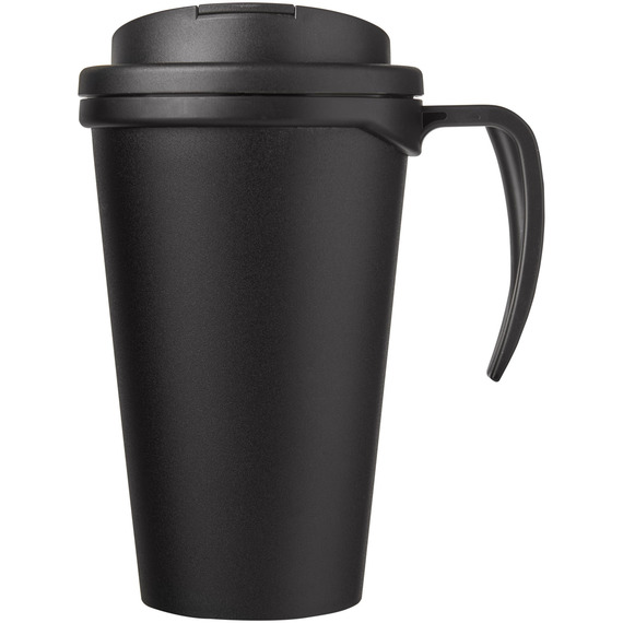 Mug isolant Americano® grande 350 ml avec couvercle anti fuites publicitaire