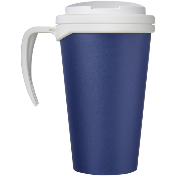 Mug isolant Americano® grande 350 ml avec couvercle anti fuites publicitaire