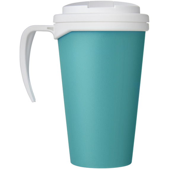 Mug isolant Americano® grande 350 ml avec couvercle anti fuites publicitaire