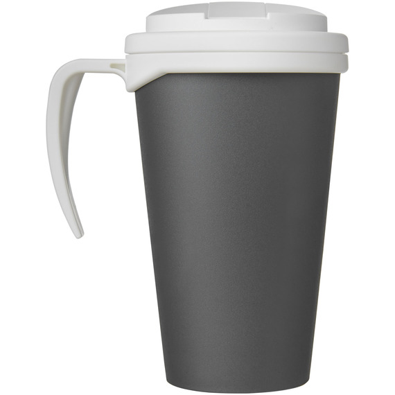 Mug isolant Americano® grande 350 ml avec couvercle anti fuites publicitaire