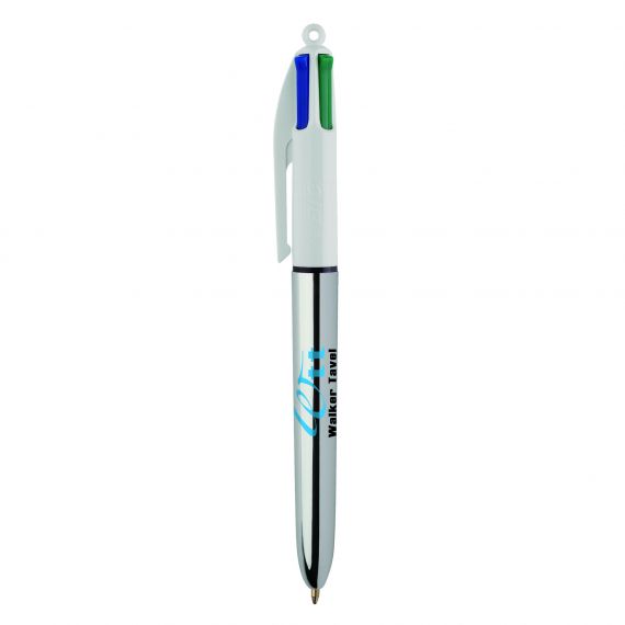 Stylo 4 couleurs publicitaire BIC Shine