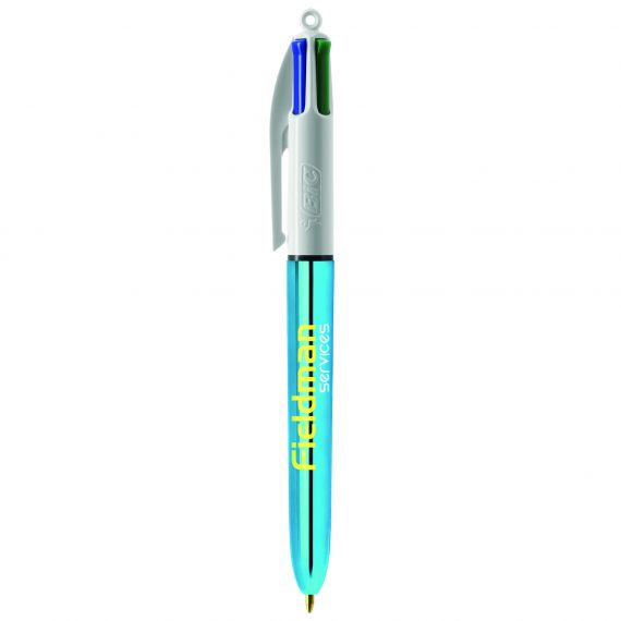 Stylo 4 couleurs publicitaire BIC Shine