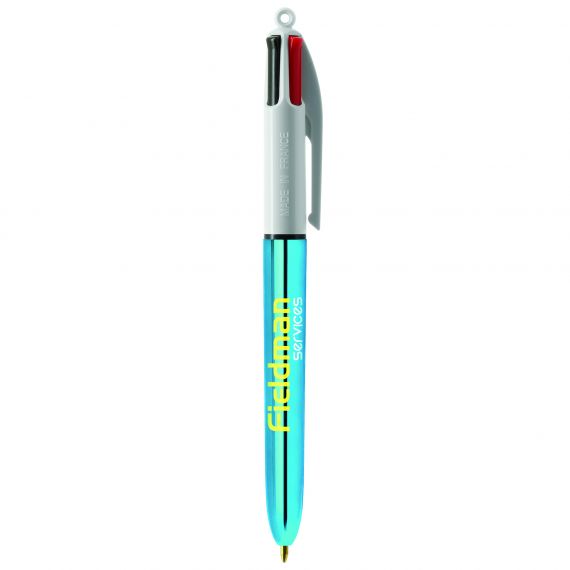 Stylo 4 couleurs publicitaire BIC Shine