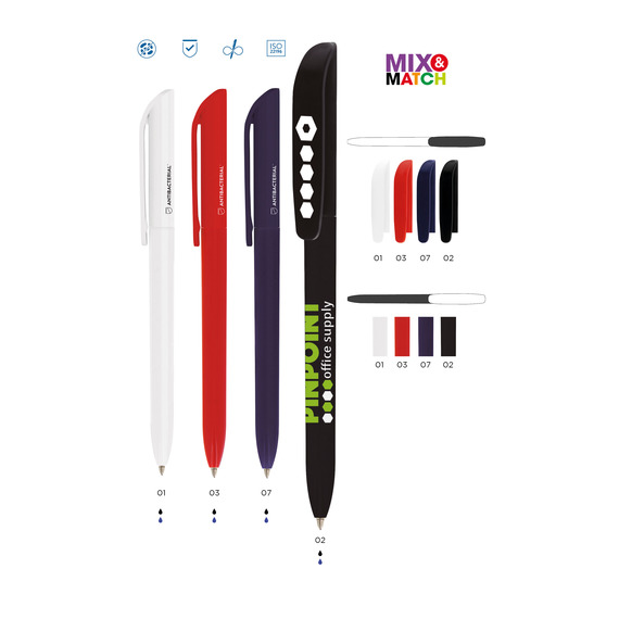 Stylo bille anti microbes personnalisé BIC® Super Clip BGUARD™