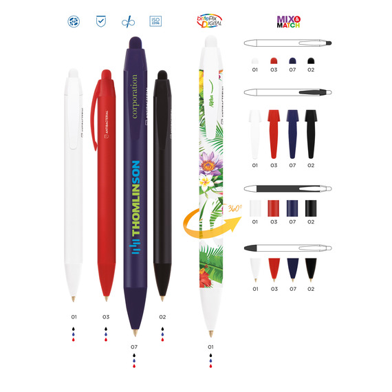 Stylo bille anti microbes personnalisé BIC® Wide Body BGUARD™