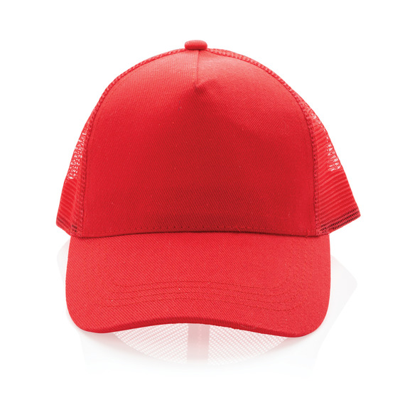 Casquette publicitaire de routier 5 panneaux coton recyclé Impact AWARE™