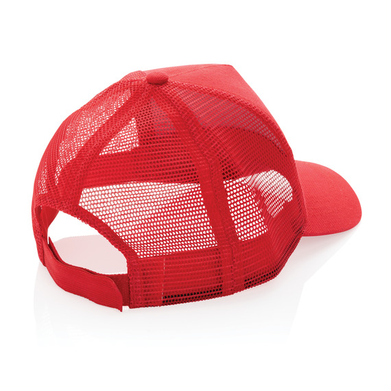 Casquette publicitaire de routier 5 panneaux coton recyclé Impact AWARE™