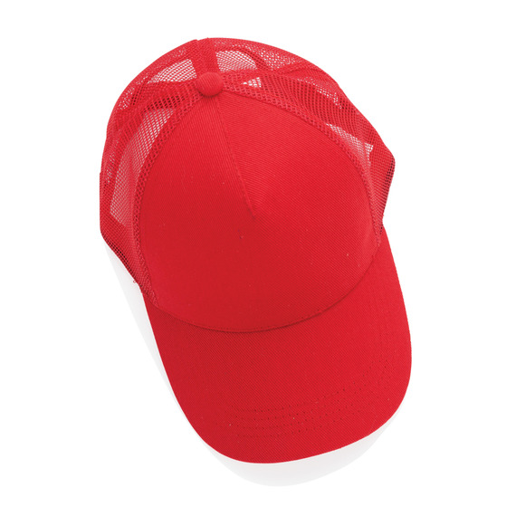 Casquette publicitaire de routier 5 panneaux coton recyclé Impact AWARE™