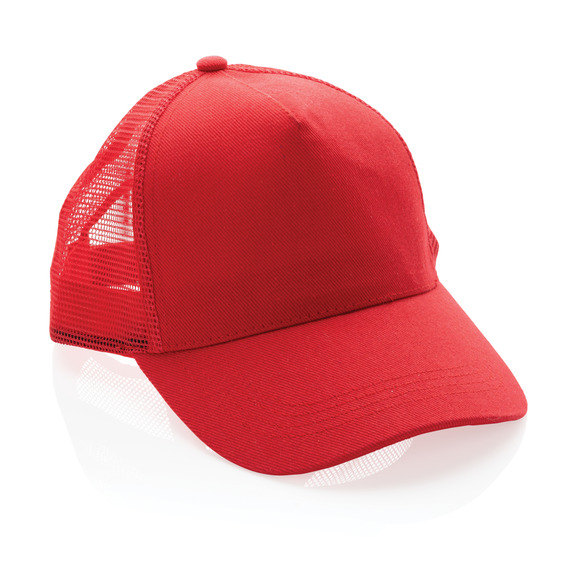 Casquette publicitaire de routier 5 panneaux coton recyclé Impact AWARE™