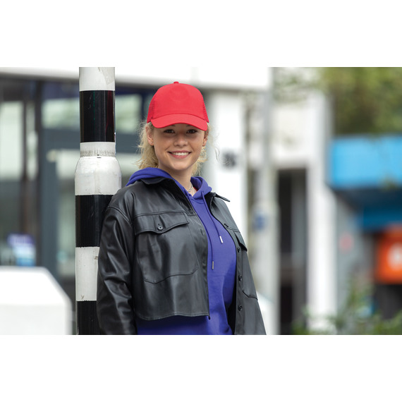 Casquette publicitaire de routier 5 panneaux coton recyclé Impact AWARE™