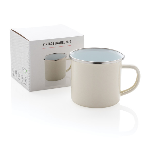 Tasse en émail publicitaire 350 ml