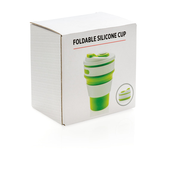 Mug en silicone pliable publicitaire