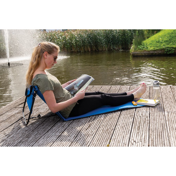 Chaise longue de plage pliable publicitaire