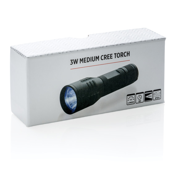 Lampe torche publicitaire CREE 3 W medium