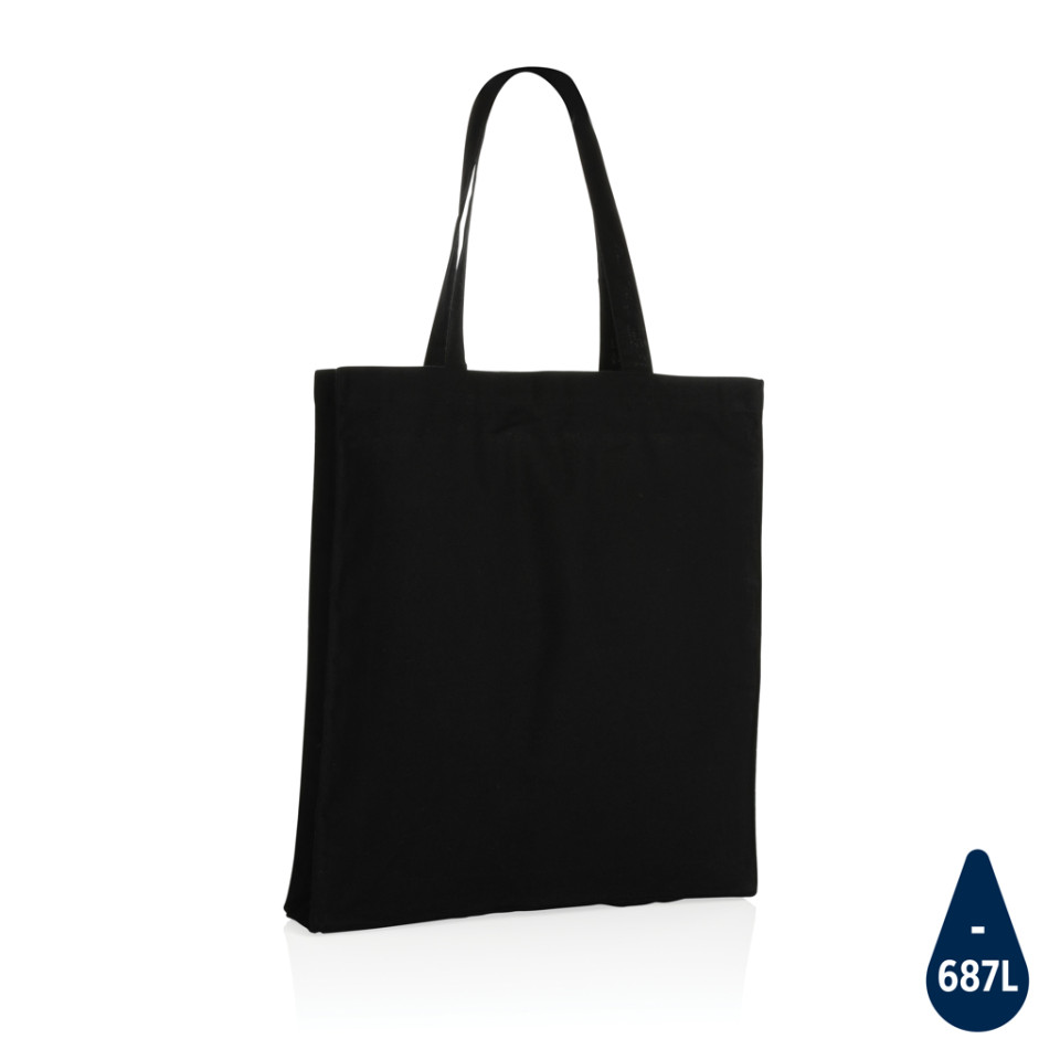 Sac publicitaire tote en coton recyclé avec fond amovible Impact AWARE™