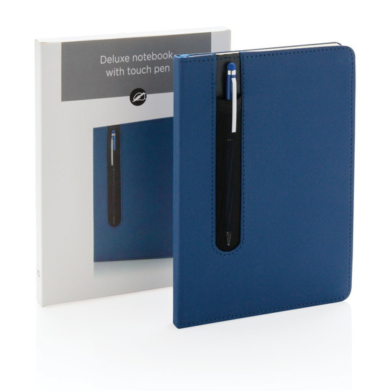 Carnet publicitaire de notes A5 avec stylo tactile Deluxe