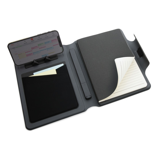 Carnet publicitaire de notes A5 avec chargeur magnétique 10 W Artic