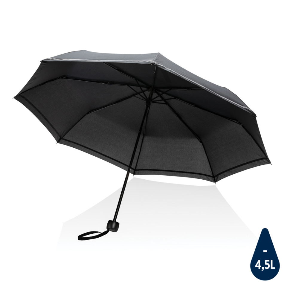 Mini parapluie publicitaire  20.5" rPET 190T réfléchissant Impact AWARE™