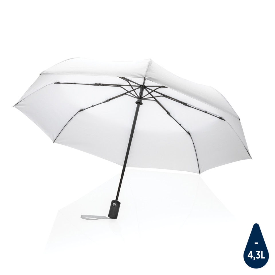 Parapluie publicitaire 21" automatique en rPET 190T Impact AWARE™