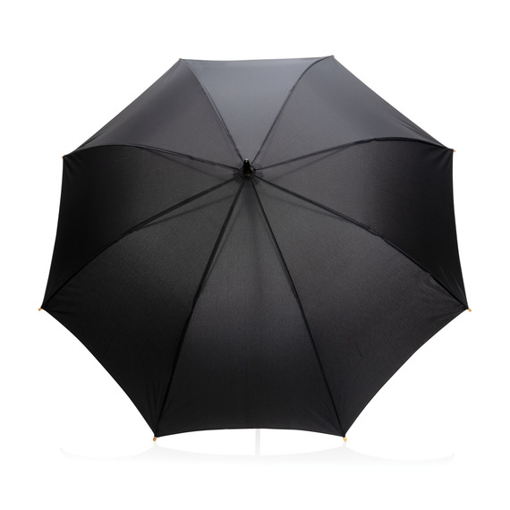 Parapluie publicitaire 23" en rPET et bambou ouverture auto Impact AWARE™