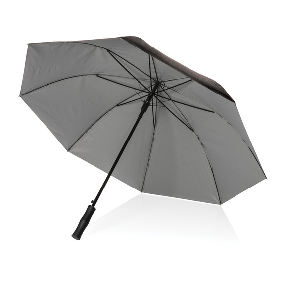 Parapluie publicitaire 27" rPET bi couleur ouverture auto Impact AWARE™