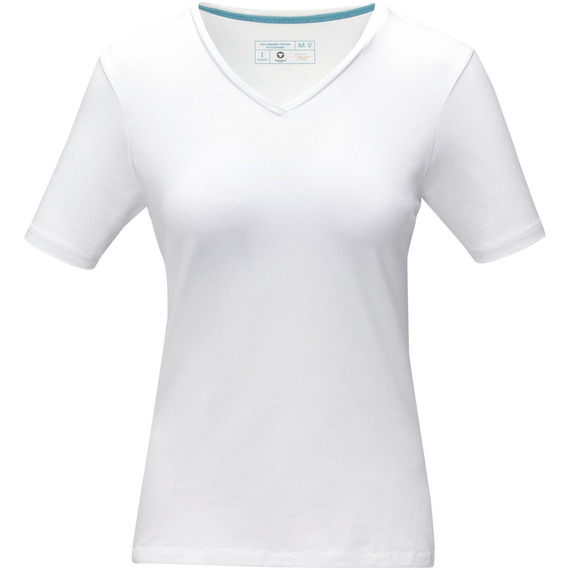 T-shirt publicitaire col V Kawartha Femme BIO