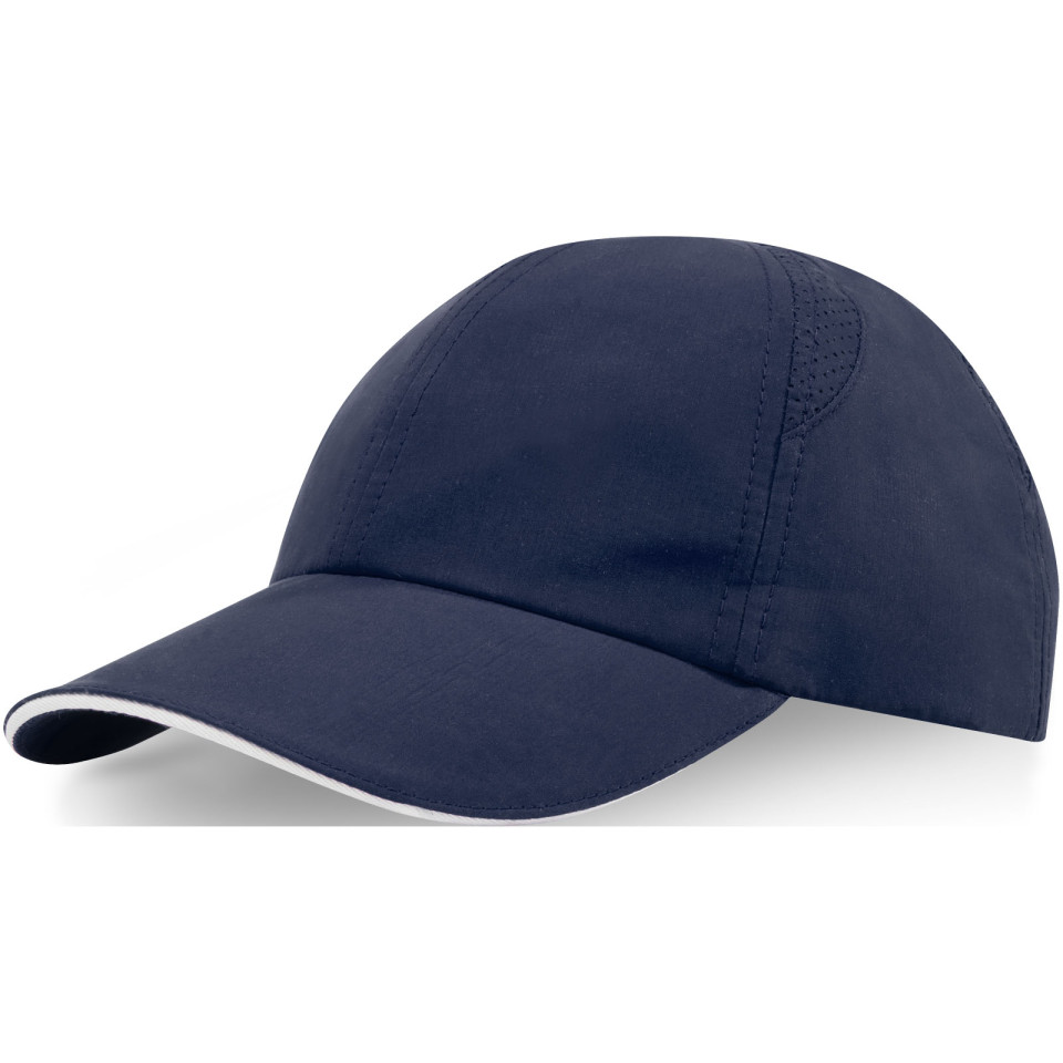 Casquette publicitaire sandwich 6 panneaux Morion GRS recyclée ajustable