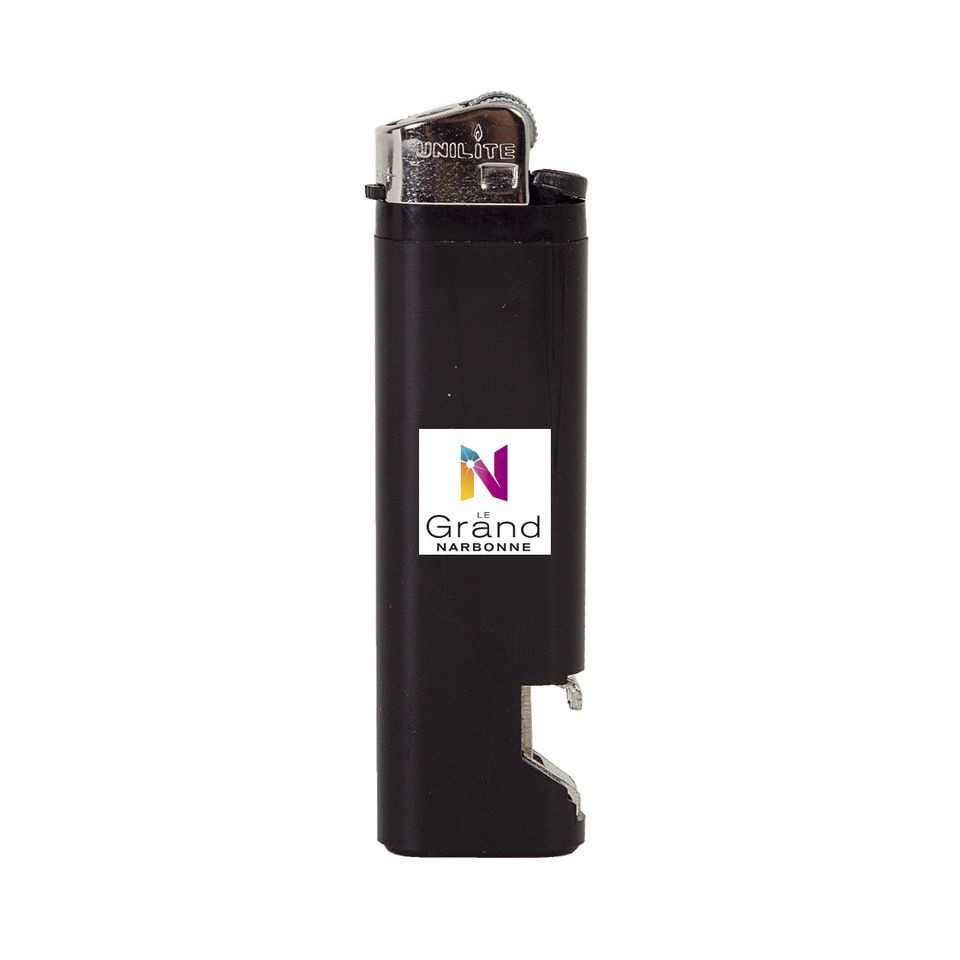 Briquet publicitaire décapsuleur personnalisé