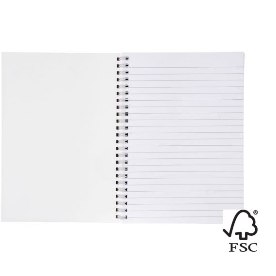 Couverture publicitaire synthétique pour cahier Desk-Mate® FSC A4 Made in Europe