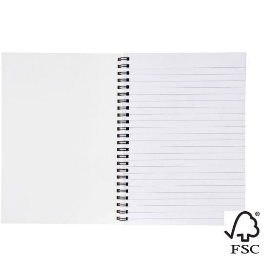 Couverture publicitaire synthétique pour cahier Desk-Mate® FSC A4 Made in Europe