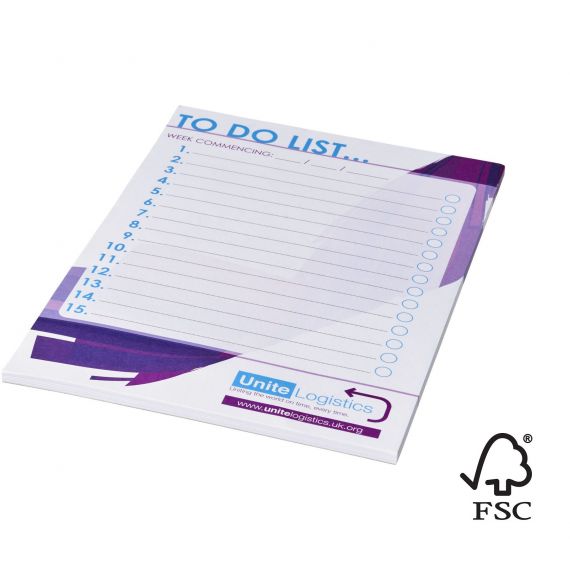 Bloc-notes publicitaire Desk-mate® FSC A5