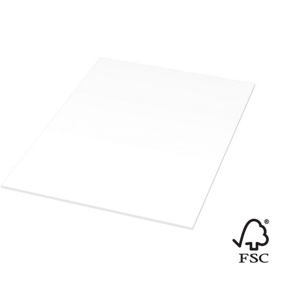 Bloc-notes publicitaire Desk-mate® FSC A4 avec couverture