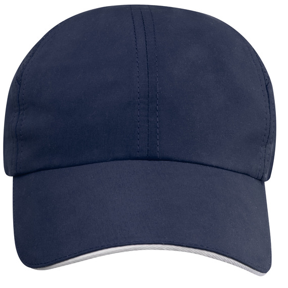 Casquette publicitaire sandwich 6 panneaux Morion GRS recyclée ajustable