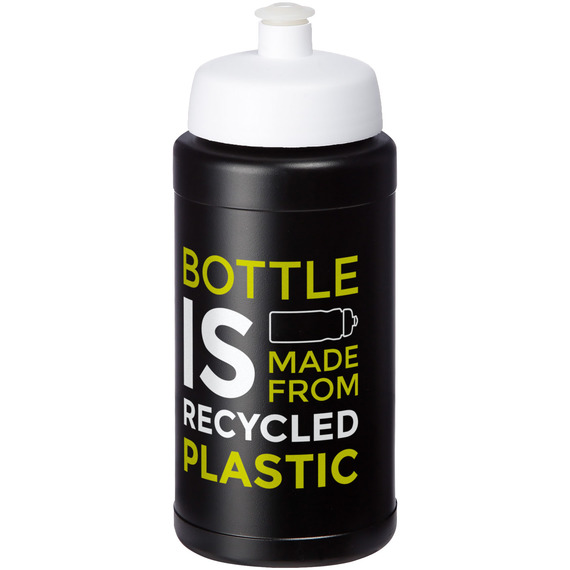 Gourde publicitaire de sport recyclée Baseline de 500 ml