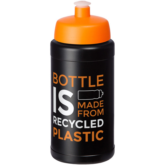 Gourde publicitaire de sport recyclée Baseline de 500 ml