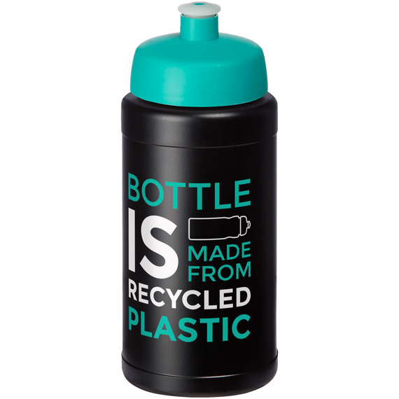 Gourde publicitaire de sport recyclée Baseline de 500 ml